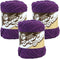 Bulk Buy: Lily Sugar 'n Cream Solids 100% Cotton Yarn (3-Pack) (Black Currant #1318)......