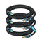 HDMI Cable 4K Ultra HD 6 Foot (3 Pack) Nylon Braided HDMI 2.0 Cable, High Speed 18Gbps 4K60Hz HDR, 3D, 2160p, 1080p, HDCP 2.2, ARC, HDMI Cables fo...