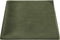 King & Priory Luxury Dark Olive Green Suede Pocket Square, Handkerchief, Moleskin...