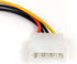 StarTech.com 6in 4 Pin LP4 to Right Angle SATA Power Cable Adapter - LP4 to SATA - 6in LP4 to SATA Cable - 4 pin to SATA (SATAPOWADAPR)...