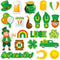 St Patrick's Day Thick Gel Cling Spring Window Gel Clings Decals Stickers for Kids, Toddlers and Adults Home Airplane Classroom Nursery Fall Party...