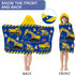 Kids Beach Towel With Hood - Excavators Vehicles Engineering Theme for Boys Girls, Microfiber Soft Bath Poncho Bathrobe Wrap Robe for Swim Pool - ...