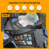 Car Ceiling Cargo Net with 3 Pockets,31.5"x21.6" Reduce Sagging Car Storage Mesh Organizer,Double Layer Roof Mesh Camping Overlanding Gear Must Ha...