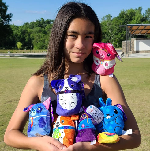 Dogs vs Squirls - Frank - Chonk - 6" Amazon Exclusive Super-Soft & Bean-Filled Plushies! Collect These as Stocking Stuffers, Fidget Toys, or Senso...