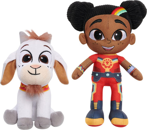 Just Play Super Sema 2-piece Plush Stuffed Animals Set, Super Sema stands 8.5-inches, Moyo stands 6.25-inches, Kids Toys for Ages 2 Up, Amazon Exc...