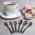 Premium Mini Disposable Silver Plastic Spoons and Forks for Dessert and Appetizers | Small Cocktail Spoon and Fork Serving Set (40 Piece Bundle) |...