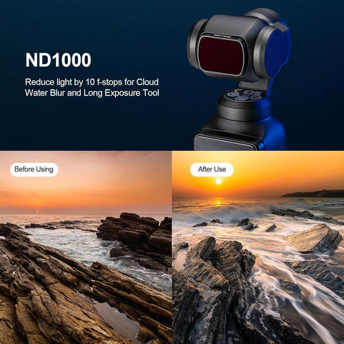 Skyreat ND1000 Filters for DJI Osmo Pocket 3 Accessories...