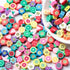 200pcs Mixed Fruit Spacer Beads Smile Face Beads Color Polymer Clay Beads, for DIY Jewelry Bracelet Earring Necklace Craft Making Supplies...