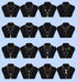 JOERICA 16 Pcs Gold Layered Necklaces Choker Chain Y Necklace Set for Women Disc Bar Shell Feather Horn Blessed Virgin Mary Pendant Necklace Jewel...
