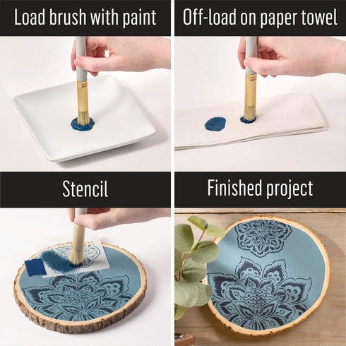 Plaid Stencil Brush Set, (8-Piece), 0289956...