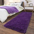 Soft Runner Rugs for Bedroom Hallways, 2x6 Purple Fluffy Shag Throw Area Rug Non Slip for Bedside Dorm, Long Shaggy Furry Carpet for Nursery Livin...