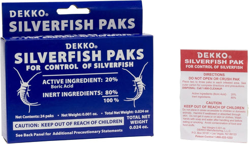 Silverfish Packs for Insects...