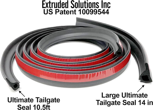 ESI Ultimate Tailgate Seal with Taper Seal 10ft for use with Truck Caps and Tonneau Covers...