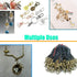 10 mm Jump Rings for Jewelry Making 7 Colors 1000 Pcs Stainless Steel Jump Rings with Open/Close Tools for Necklace Bracelet Repair Keychains Jewe...