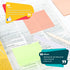 EOOUT Transparent Sticky Notes, 6 Pack 3x3 Inch Clear Sticky Pads Morandi See Through Notes for Book Study Aesthetic Office School Supplies, 300 S...