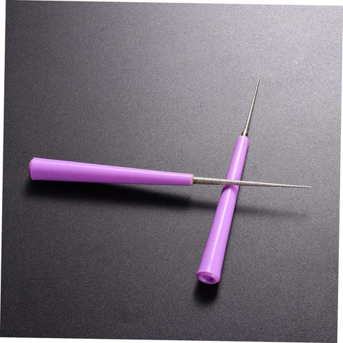 SEWACC 2 Pcs Beading Tools Bead Hand Reamer Tool Beading Hole Enlarger Tool Craft Bead Jewelry Making Tools Bead Reamer Replacement Tips Reaming B...