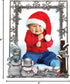 Neil Enterprises Inc. Pewter Winter Snowman Christmas Picture Frame...