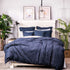Elegant Life Home 100% Cotton Washed Pillow Case Soft Denim Standard Pillow Sham 20'' x 26'' (1 pc, Dark Blue)...