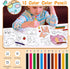 Children's Drawing Roll, Coloring Paper Roll for Kids, Drawing Paper Roll DIY Painting Drawing Paper, Color Filling Paper, Sticky Drawing Art supp...