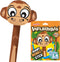 Monkey from Deluxebase. Inflatable Blow up Monkey. Perfect Inflatable Monkey Toys, Party Gifts, Birthday Decoration and Kids Party Favors. Great f...