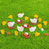 CCINEE 30PCS Chicken Family Fairy Garden Accessories Chicken Hen Egg Miniature Figurines Fairy Garden Mini DIY Ornament Micro Landscape Decoration...