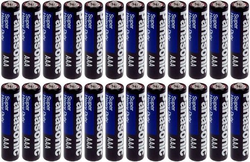Panasonic Heavy Duty AAA Batteries X 24...