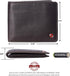 Alpine Swiss Connor Executive Bifold Wallet | Business Passcase for Men | Premium Leather | Dual ID Windows | RFID Blocking | Gift Box Included So...