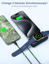 RORRY Mini Portable Charger for iPhone 15, Built-in Foldable USB-C Connector Power Bank, 5000mAh 15W Fast Charging Small Battery Pack for iPhone 1...