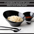 Plasticpro Disposable Angled Plastic Bowls Round Serving Bowls, Party Snack or Salad Bowl, Heavy Duty, Elegant Black, Pack of 4…...