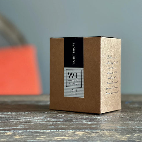White Tea and Thyme Diffuser Oil - AirScent Aroma and Essential Oil Blend - 10 mL, 34 Fl oz Fragrance Oil Dropper Bottle Infused with Essential Oi...