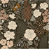 HAOKHOME 93276 Peel and Stick Wallpaper Floral Vintage Removable Rose Leaf Black/Brown/Beige Stick on Mural 17.7in x 6.6ft...