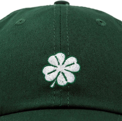 DALIX Four Leaf Clover Hat Baseball Cap St. Patrick's Day Cotton Caps...