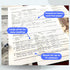 LARGE PRINT Two-Sided Family Group Sheets for Genealogists (7-pack) by EasyGenie | Archival-Quality Genealogy Forms...