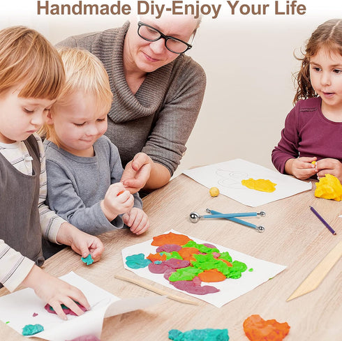 Nozomy Clay Tools,12PCS Pottery Clay Sculpting Tool Set...