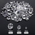 Hicarer 4000 Pieces Diamonds Crystals Acrylic Gems Wedding Table Scattering Gemstones Christmas Party Decorations Bridal Shower Masquerade Vase Fi...