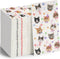 100 Pack Cat Disposable Paper Napkins Cat Guest Napkins Kitten Bathroom Hand Towels Cat Birthday Party Supplies Farm Animal Party Napkins for Baby...