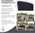 Universal Car Side Window Baby Sun Shade (2pc) | Protects Baby and Kids from the Sun| Fits All (99%) Cars Most SUV's | Travel ebook included!...
