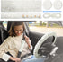 5 Pcs Crochet Steering Wheel Cover with 2 Crochet Belt Covers 2 Pcs Crochet Car Mats 1 Pcs Sunflower Steering Wheel Cover Handmade Crochet Flower ...