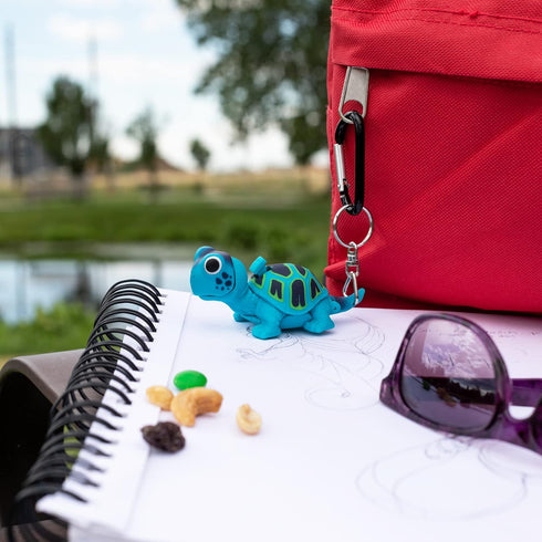Big Discoveries WildLight Animal Carabiner Flashlight - Fun Mini Keychain Flash Lights for Kids, Nurses, Camping...