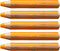 STABILO Woody 3 in 1 Multi Talent Pencil Crayon - Yellowish Orange (Pack of 5)...
