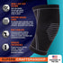 Knee Brace for Pain Relief - 2 Pack Knee Compression Sleeves for Men and Women - Support for Weightlifting, Gym, Workout, Volleyball - Meniscus Te...