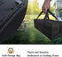 BBQ storage bag, outdoor barbecue bag, barbecue tool storage bag, barbecue hardware tool barbecue bag, suitable for camping and hiking barbecue, e...