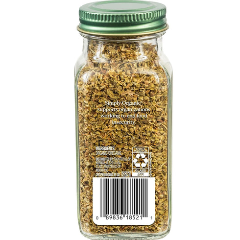 Simply Organic Oregano, .75 oz...