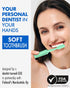 Premium Soft Toothbrush | Gentle Cleaning Soft Toothbrushes for Adults & Kids w/Microfiber Bristles | Multilayered Bristles Travel Toothbrush Set ...