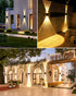 Solar Lights Decorative Up Down Outdoor Wall Sconce Light Flood Lights Dusk to Dawn Outdoor Lighting Fixture Bright Deck Lights Outdoor Waterproof...