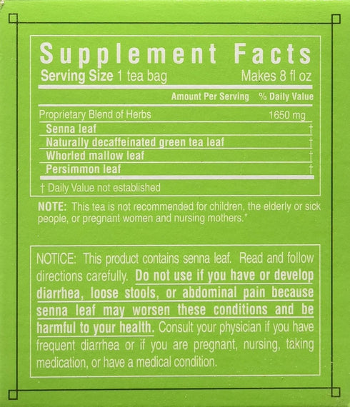 Triple Leaf Teas - Dieter's Green Herbal Tea, 20 bag...