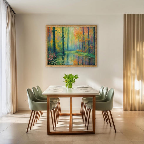 Posterizer 1 pcs- beautiful jungle trees scenary landscape 5-Landscape & Nature Art-Floral Botanical Art- Decor for Home & Office- unframed wall a...