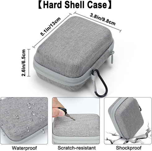 USB Microscope Case for Carson MicroBrite Plus (MM-300) BNISE LAKWAR BEBANG Brand Pocket Microscope Mini Handheld Scope, Waterproof Shockproof Dus...