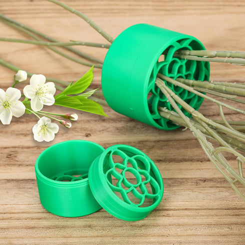 2pcs Spiral Ikebana Stem Holder, Flower Shaped Bouquet Holder 3D Printing Spiral DIY Bouquet Twister Plastic Flower Arrangement Holder for Vases D...