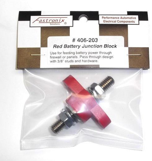 Fastronix 3/8" Red Remote Battery Terminal Feed Thru...